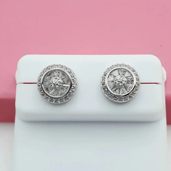 "925 Sterling Silver Cubic Zirconia Earrings, U19254572 - Picture 7 of 11